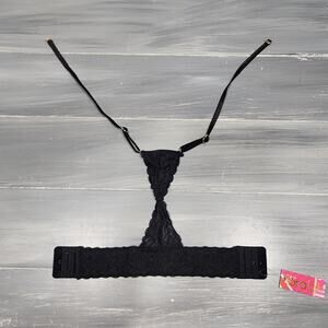 The Bra Lab Catalonian Lace Leather Multiway Interchangeable Back Strap Medium
